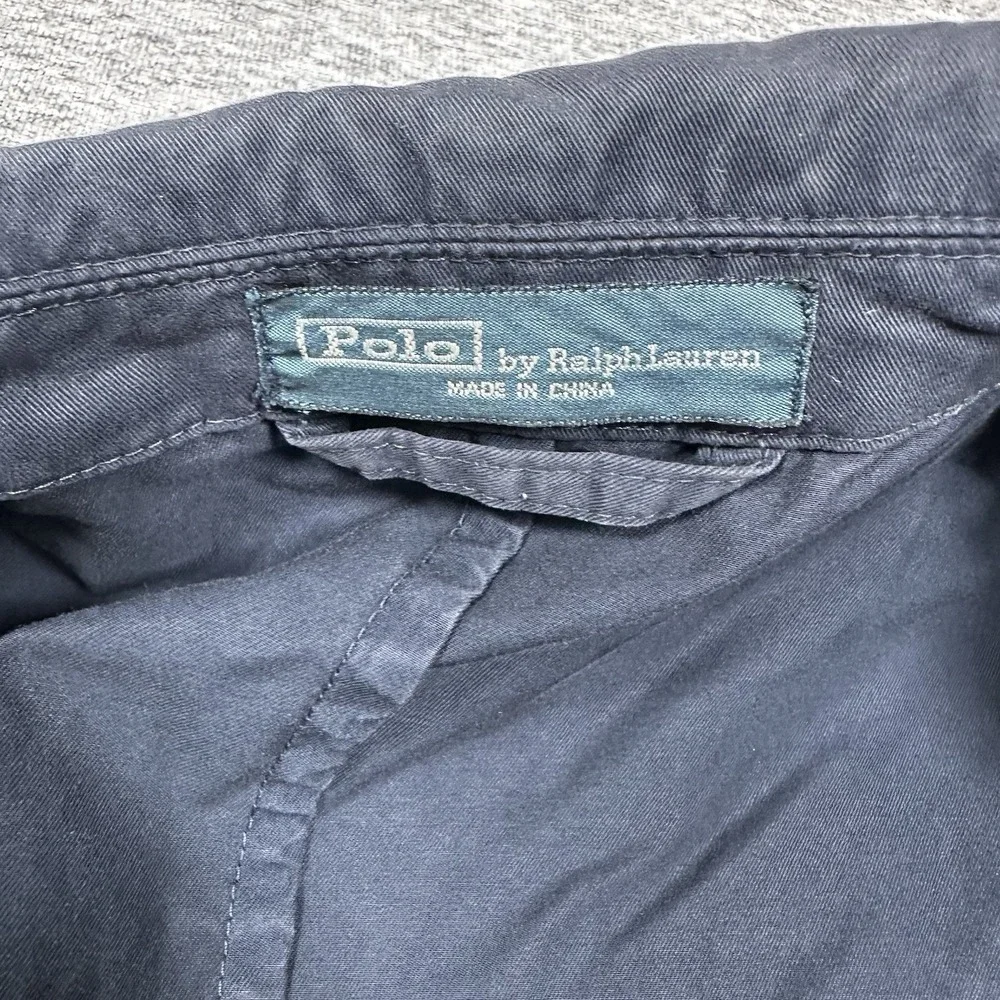 Polo Ralph Lauren Blazer Jacket Mens 40R Cotton Unstructured Travel Casual VTG
